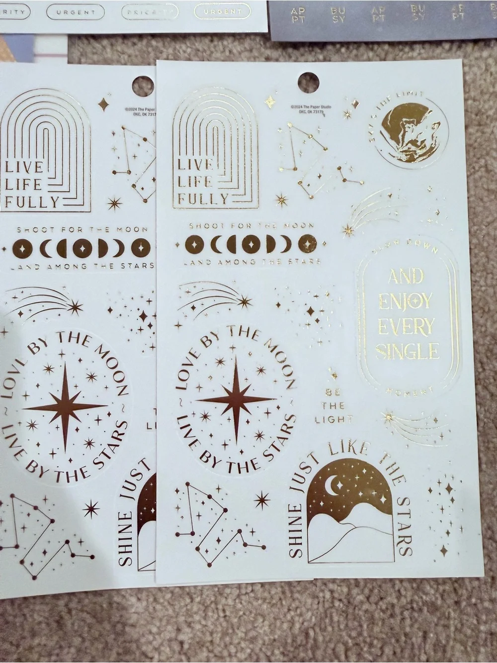 Happy Planner Disc Bound Planner Inserts Dashboards Sticker Bundles